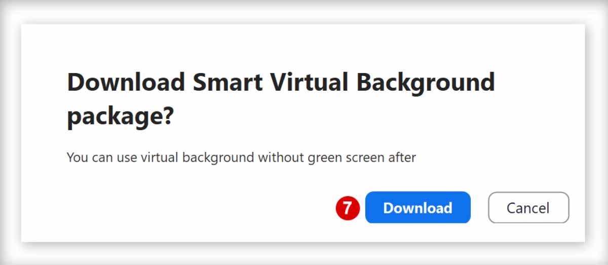 Zoom virtualno ozadje - Revolver navodila - Prenos dodatka za virtualno ozadje
