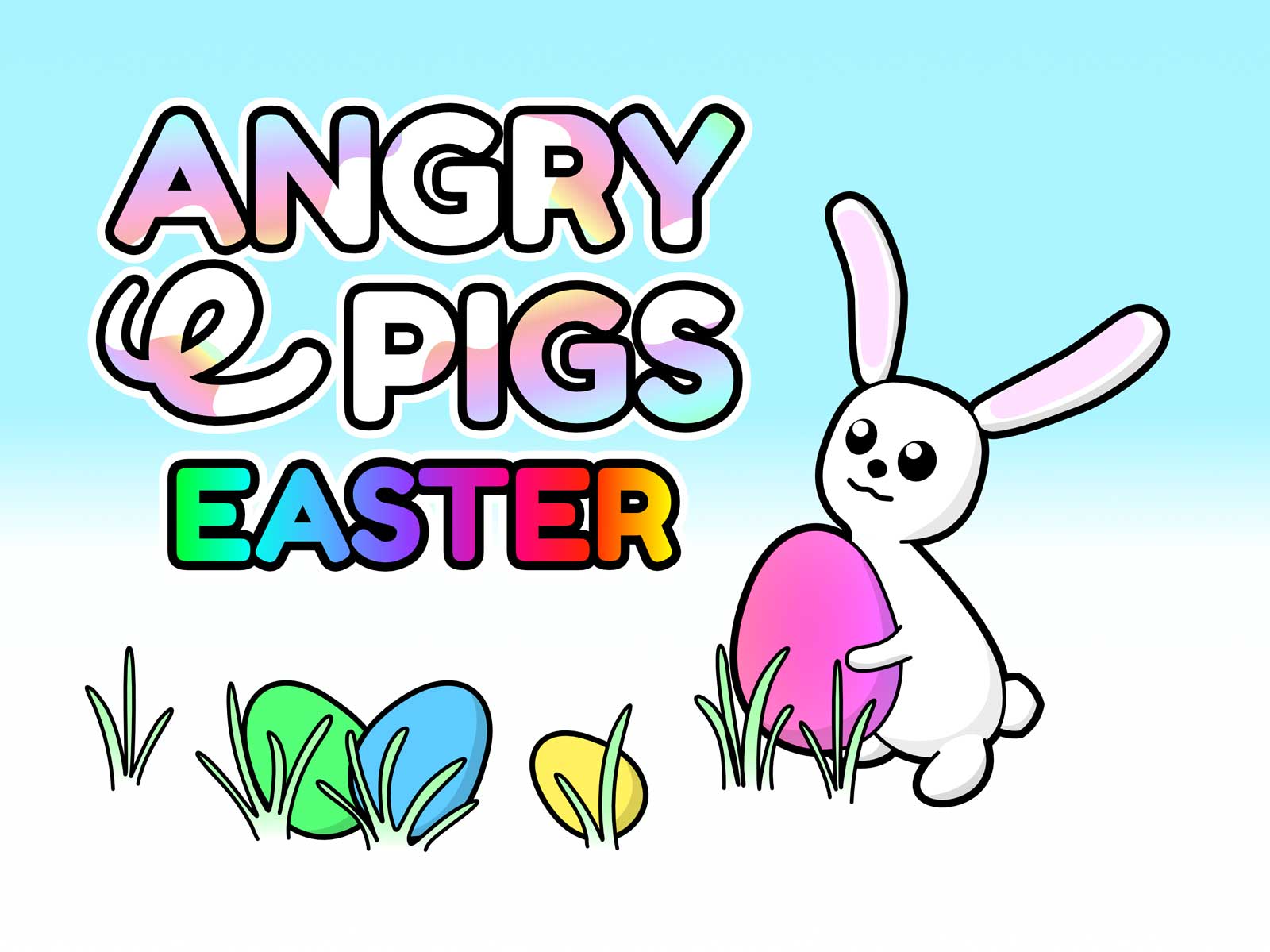 V velikonočni različici igre Angry Pigs vas bodo pričakali novi liki.